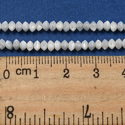 Natural Trochus Shell Rondelle Beads Strands SSHEL-H072-01B-1