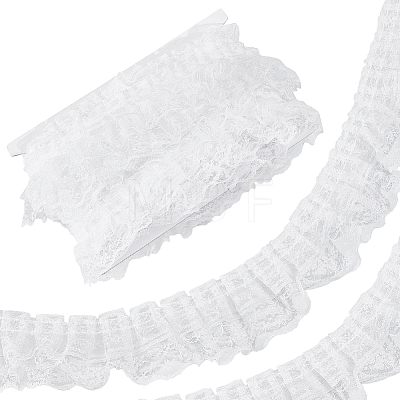 1Pc Organza Flower Lace Ribbon OCOR-NB0002-85A-1