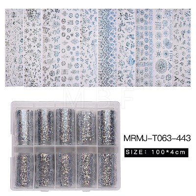 Shiny Laser Nail Art Transfer Stickers MRMJ-T063-443-1