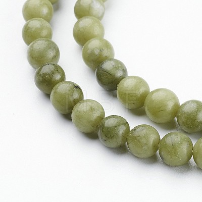 Natural Taiwan Jade Beads X-GSR6mmC032-1
