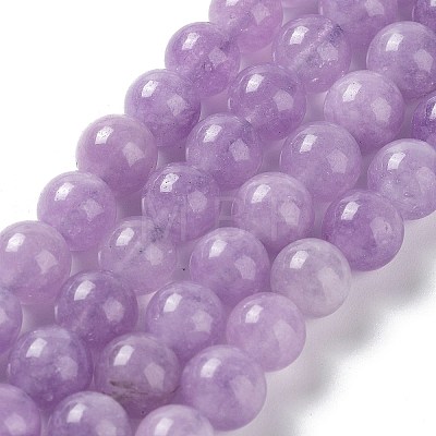 Dyed Natural Malaysia Jade Beads Strands G-G021-02B-05-1