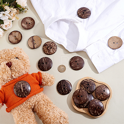 30Pcs Coconut Buttons COCB-ME0001-01-1