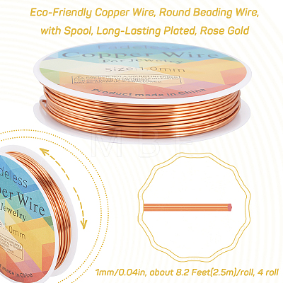 SUNNYCLUE Eco-Friendly Copper Wire CWIR-SC0001-04E-RG-1