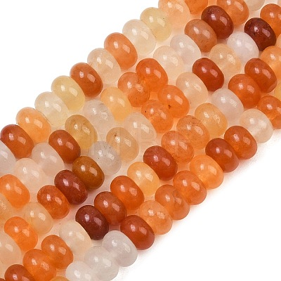 Natural Golden Silk Jade Beads Strands GG-CBAD029-B01-5x8mm-1