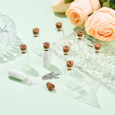 50Pcs Glass Jar Glass Bottles Bead Containers DIY-YW0017-27-1