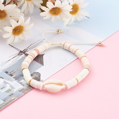 Adjustable Nylon Thread Braided Beads Bracelets BJEW-JB06133-1