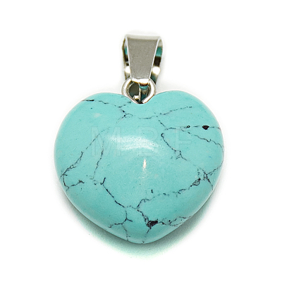 Natural & Synthetic Mixed Stone Pendants G-S293-03-B-1