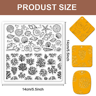 Silicone Clay Texture Mat AJEW-WH0447-012-1