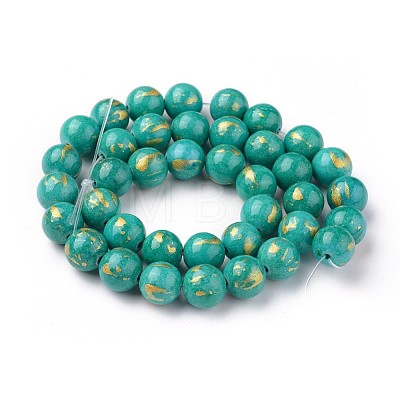 Natural Mashan Jade Beads Strands G-F670-A01-12mm-1