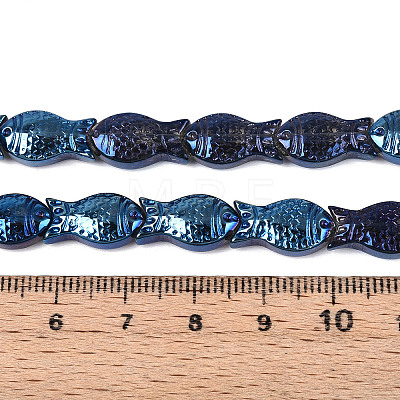 Transparency Electroplate Glass Beads Strands GLAA-T023-40B-06-1