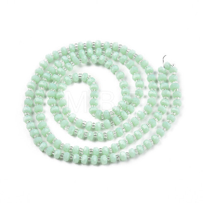 Imitation Jade Glass Beads Strands GLAA-N052-04-1