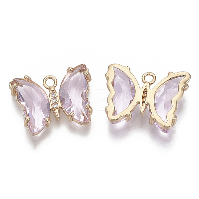 Glass Pendants LS-GLAA-T021-24G-1