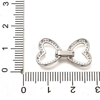 925 Sterling Silver Fold Over Clasps STER-B006-04P-A-1