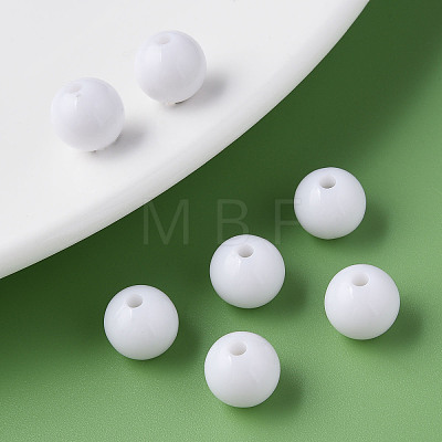 Opaque Acrylic Beads X-MACR-S370-C12mm-01-1