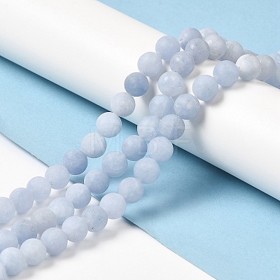 Natural Dyed White Jade Beads Strands G-M402-B01-06-1