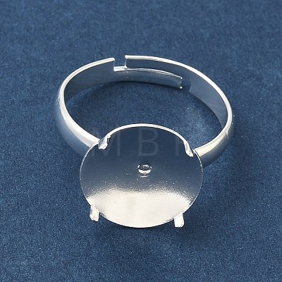 Adjustable Brass 4 Prong Ring Settings KK-K414-04C-S-1