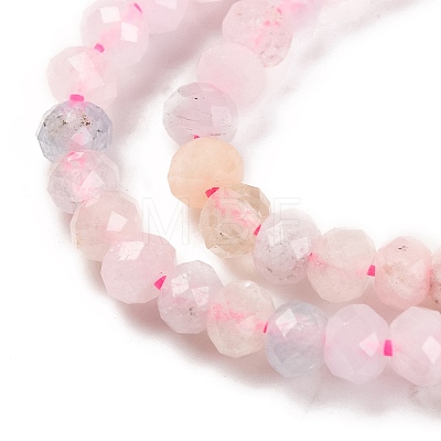 Natural Morganite Beads Strands G-F770-D05-02-1