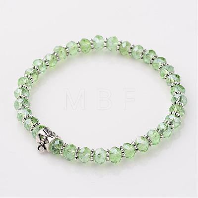 Glass Beaded Bracelet Making BJEW-JB02416-1