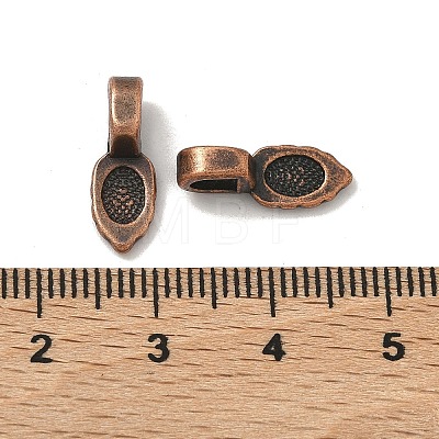 Tibetan Style Pendant Bails RAB3357Y-1