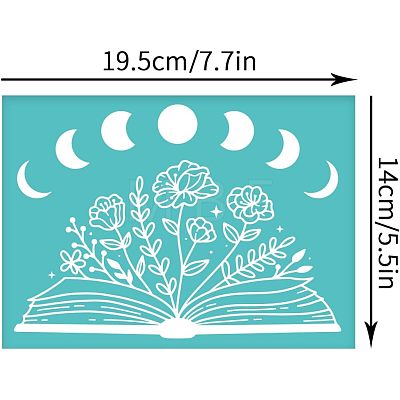 Self-Adhesive Silk Screen Printing Stencil DIY-WH0337-028-1