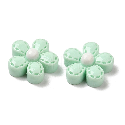 Opaque Resin Cabochons RESI-K027-19-1
