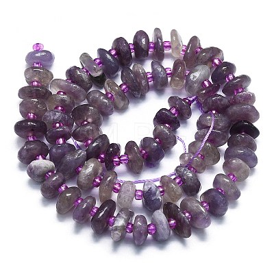 Natural Purple Tourmaline Beads Strands G-K245-H08-A01-1