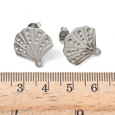 304 Stainless Steel Stud Earring Findings STAS-Z175-02P-02-1