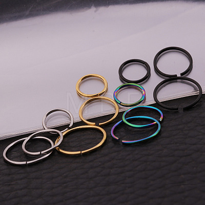 316L Stainless Steel Hoop Nose Rings WG46E6D-02-1