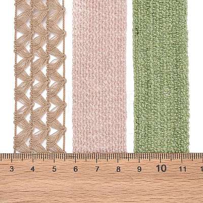 9 Yards 3 Styles Polyester Ribbon SRIB-A014-K06-1