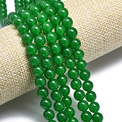 Natural Malaysia Jade Beads Strands G-L645-C01-8mm-17-1