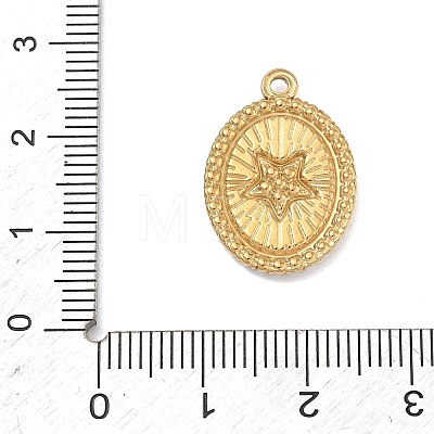 304 Stainless Steel Enamel Pendants STAS-F354-02D-G-1