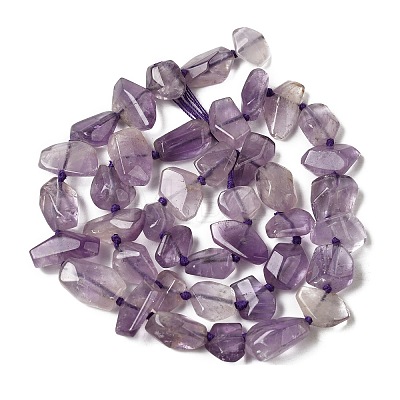 Natural Amethyst Beads Strands G-D365-E03-02-1