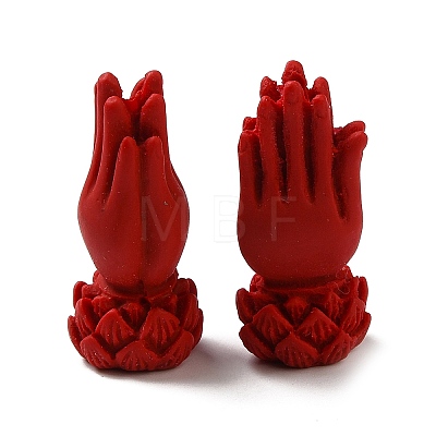 Dyed Buddha's Hand Synthetic Coral Beads CORA-O004-05A-1