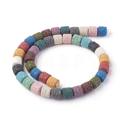 Natural Lava Rock Beads Strands G-F671-04B-15-1