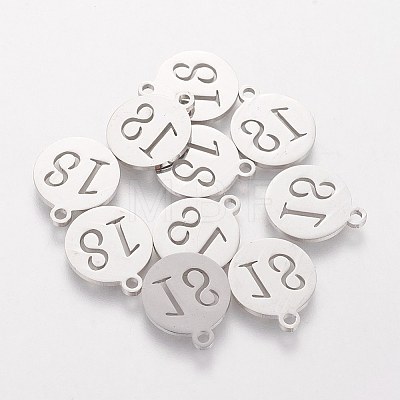 Non-Tarnish 201 Stainless Steel Charms STAS-Q201-T183-1