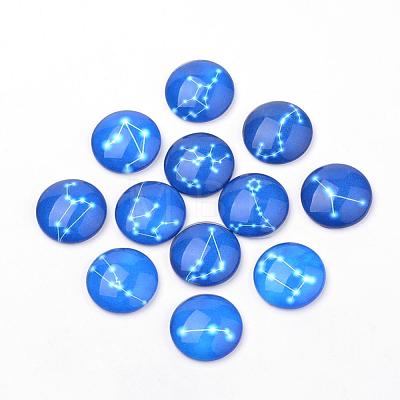 Flatback Glass Cabochons for DIY Projects GGLA-S029-16mm-046-1