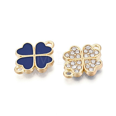 Saint Patrick's Day Alloy Shamrock Connector Charms FIND-N008-23KCG-1