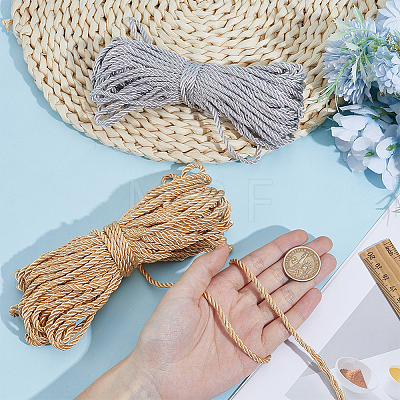30M 2 Colors 3-Ply Polyester Twisted Cord OCOR-ME0001-88-1