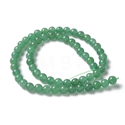 Natural Green Aventurine Round Beads Strands G-S150-6mm-2-1