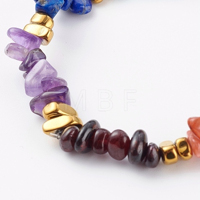 Chakra Jewelry BJEW-JB06156-1
