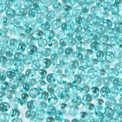 3/0 Baking Paint Glass Fringe Seed Beads SEED-A034-04H-1