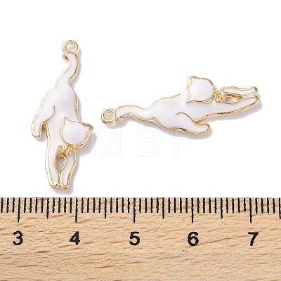 Alloy Enamel Pendants ENAM-O001-08I-G-1