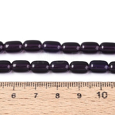 Transparent Glass Beads Strands GLAA-T028-14T-A04-1