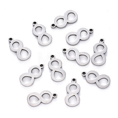 Tarnish Resistant 201 Stainless Steel Charms STAS-R108-08-1