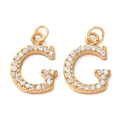 304 Stainless Steel with Crystal Rhinestone Charms RB-CBA5270-11G-G-1