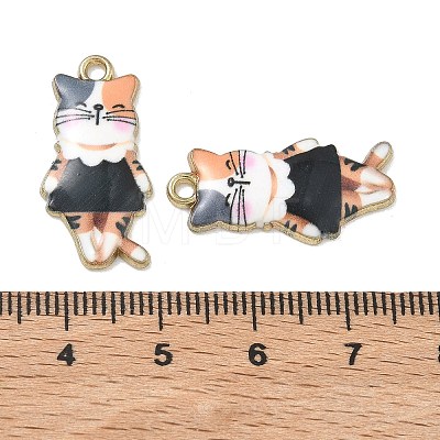 Printed Alloy Pendants ENAM-K076-36G-08-1