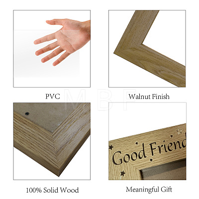 Rectangle Wood Photo Frames AJEW-WH20021-011-1