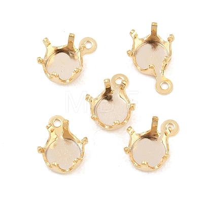 Brass Sew on Prong Settings KK-C163-12G-1
