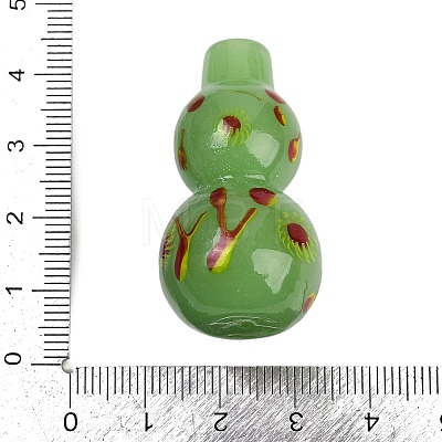 Handmade Lampwork Beads LAMP-Q005-08F-1