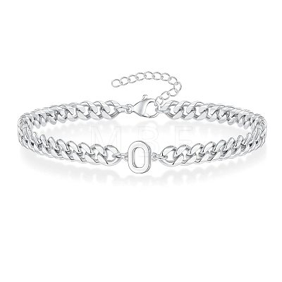 Letter 304 Stainless Steel Link Bracelets FS-WG7830E-39-1
